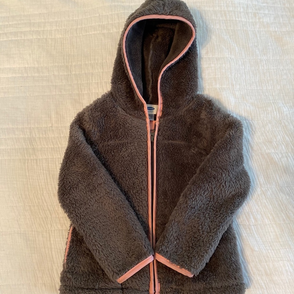 3T Old Navy Fleece Jacket With Hoodie